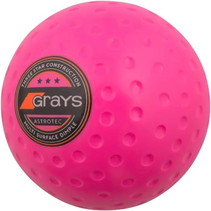 grays hockey ball astrotec fluo rosa 5.5 oz