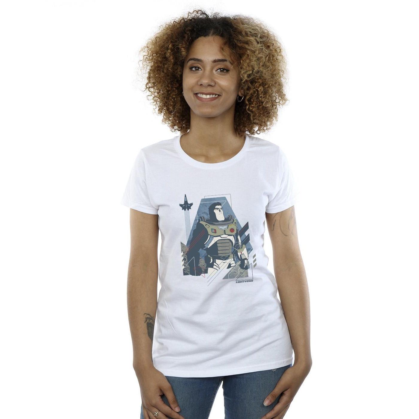 disney t-shirt lightyear look to the stars grey xl