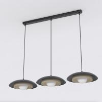 emibig suspension lamp skin black/beige 3xg9x15w