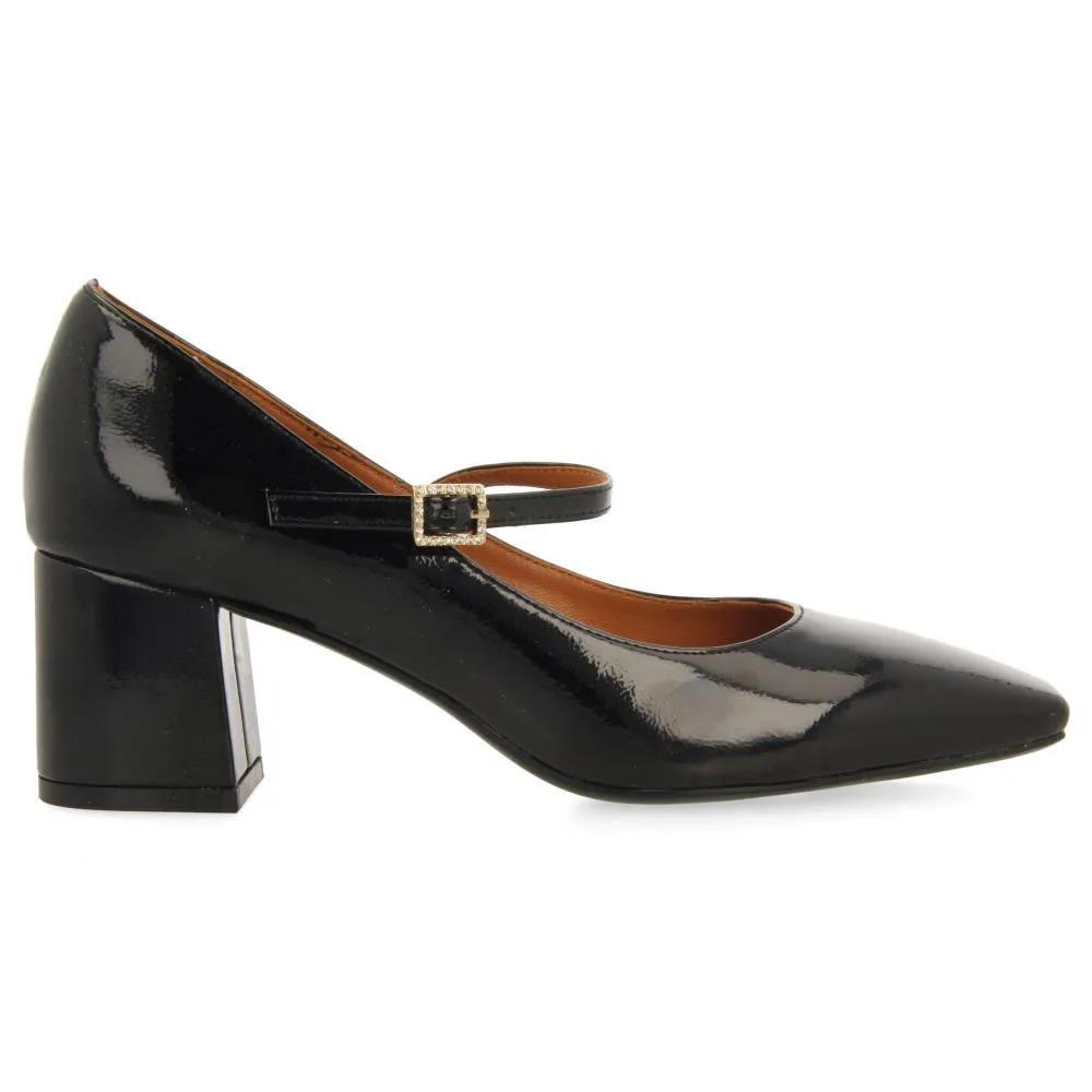 gioseppo heels windham patent black 5.5cm