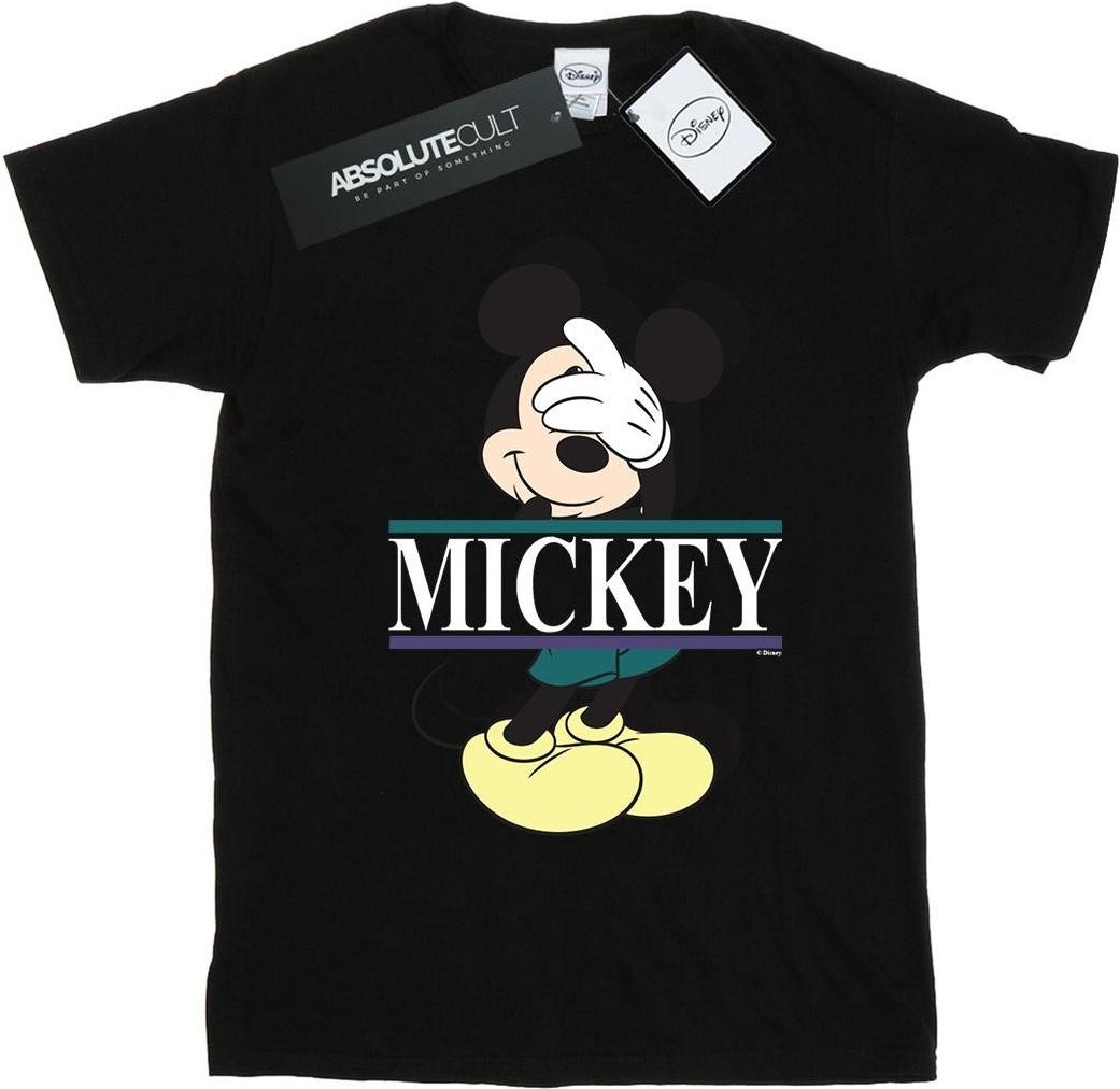 disney t-shirt mickey mouse letters black m
