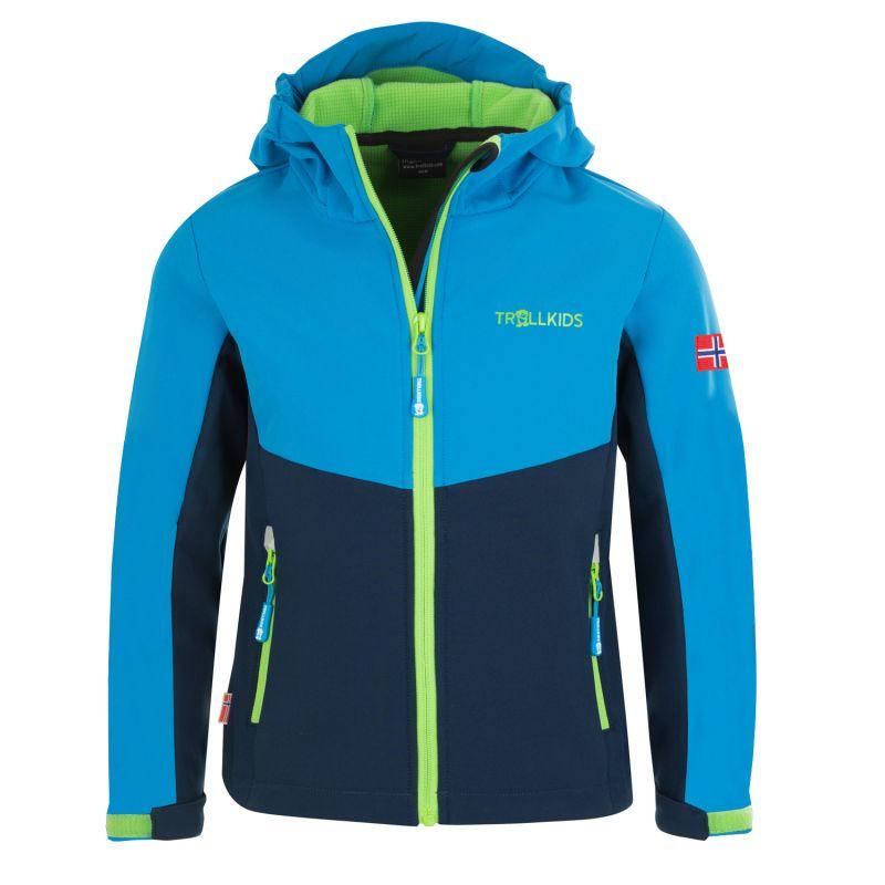 trollkids jacket kristiansand blue/navy blue 140 cm