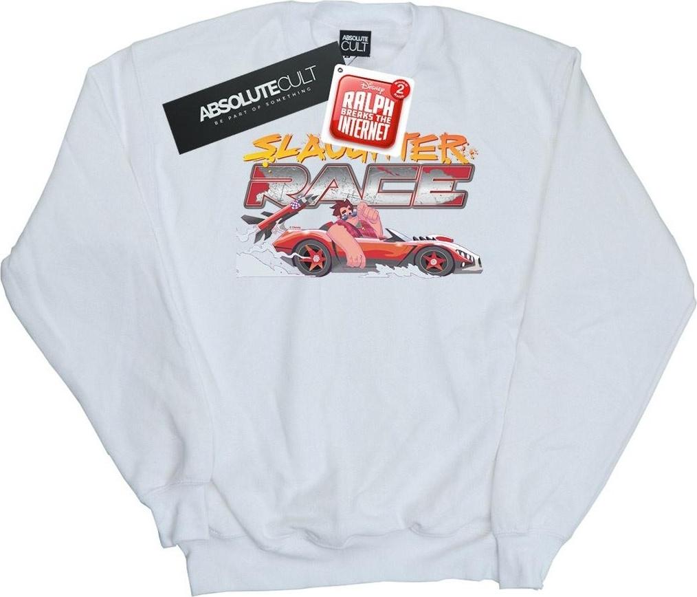 disney sweatshirt wreck it ralph slaughter white
