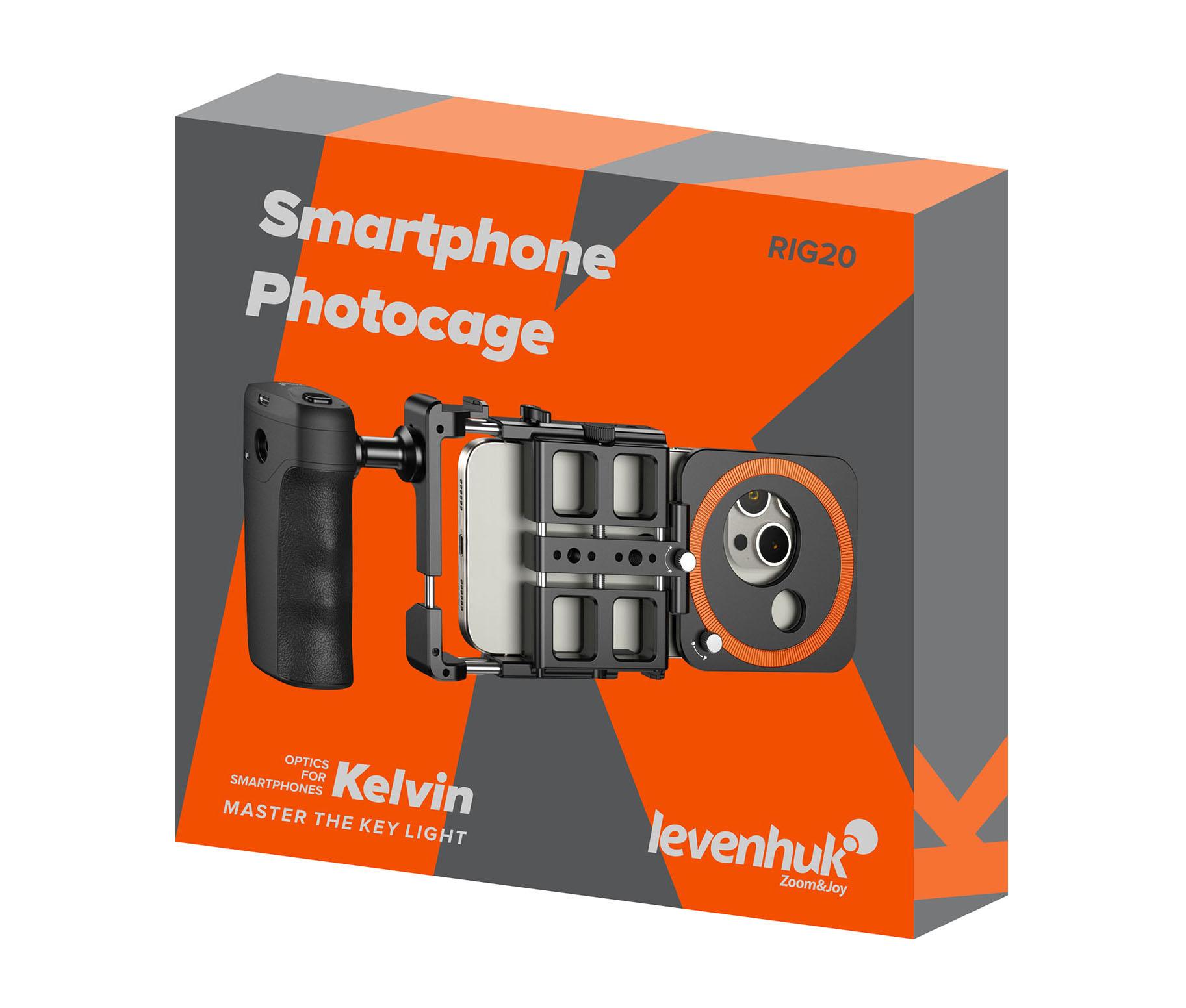 levenhuk photography rig kelvin rig20 smartphone compatible