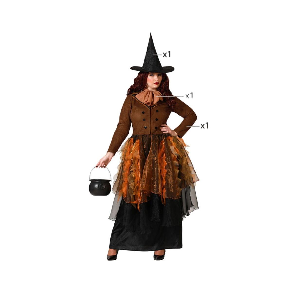 atosa witch costume brown xl