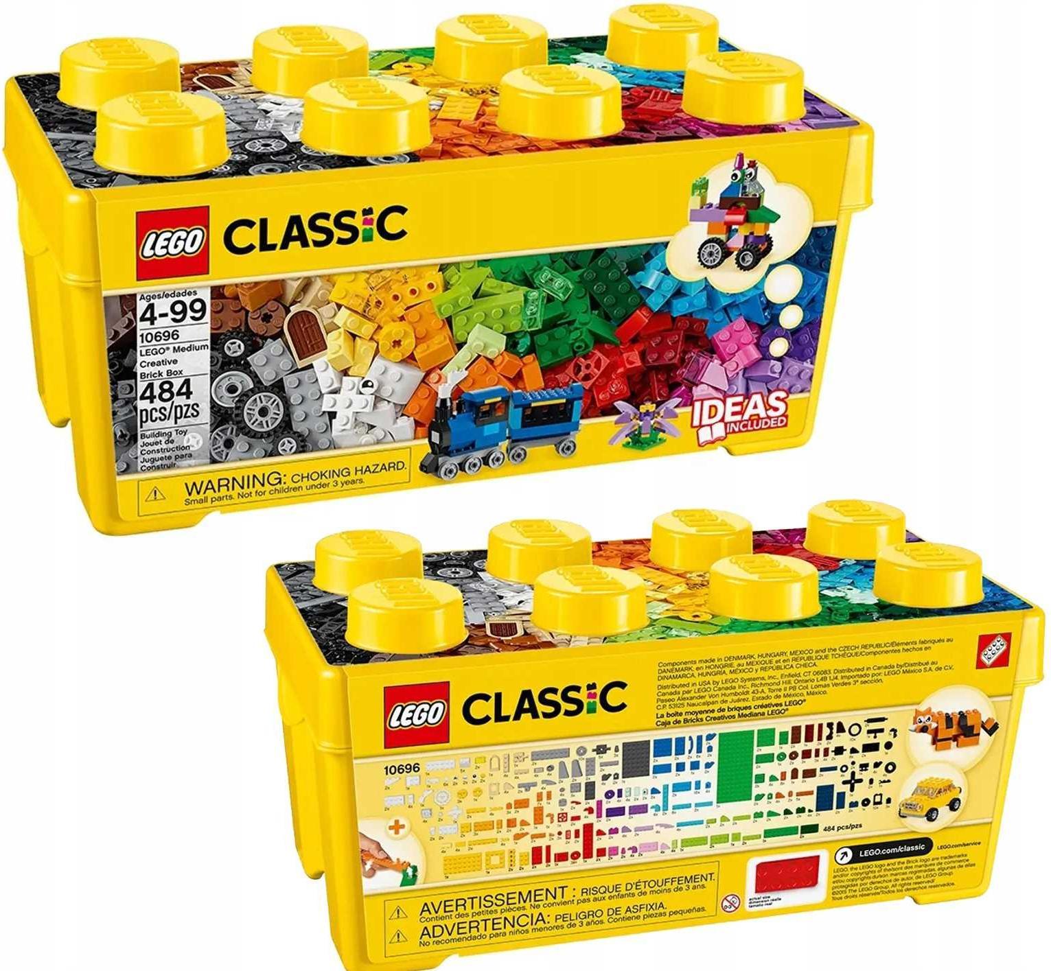 lego building blocks classic creative bricks medium box 10696