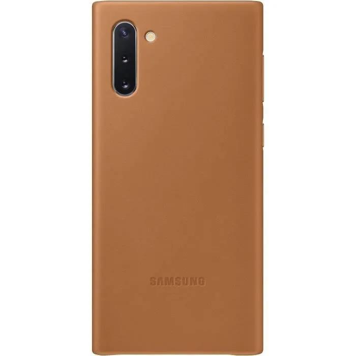 samsung phone case leather cover galaxy note 10 camel