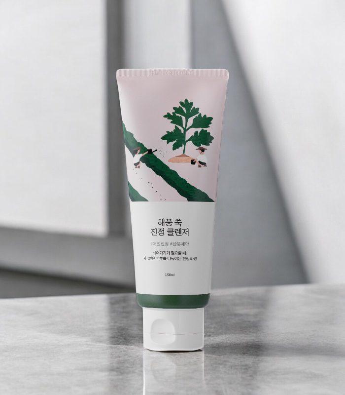 round lab facial cleanser mugwort calming 150ml