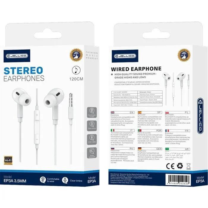 jellico in-ear headphones ep3a lightning 1.2m