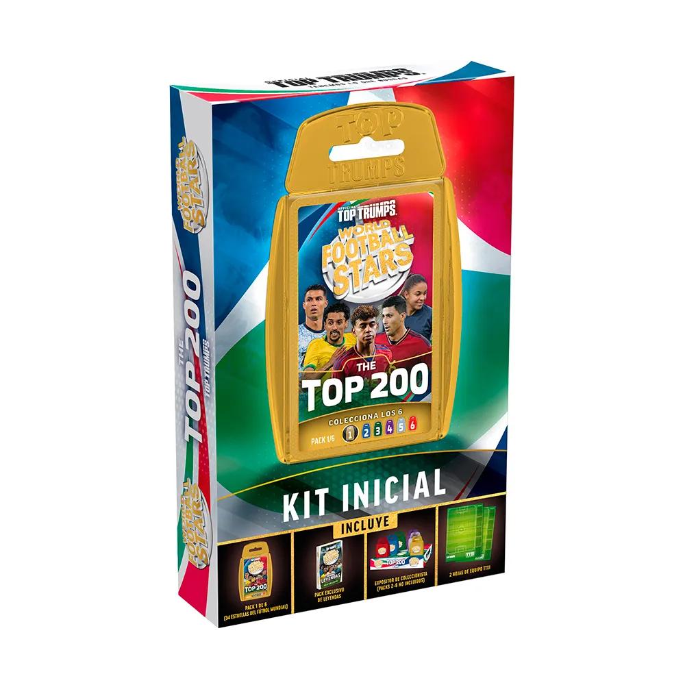 bizak card game futbol mundial top 200 starter kit assorted