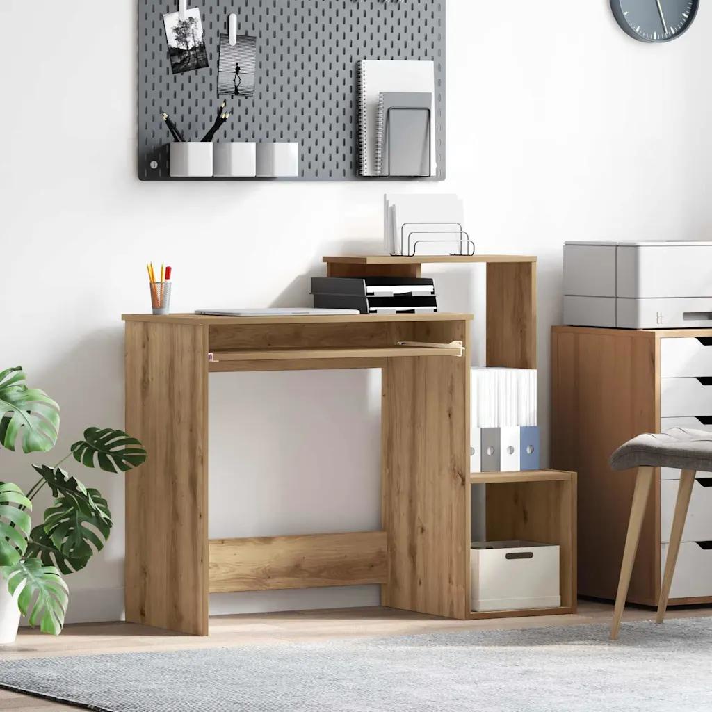 vidaxl desk artisan oak 106x41x88.5cm