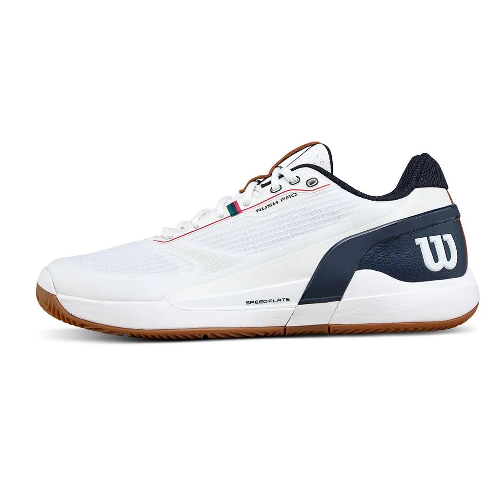 wilson tennis shoes rush pro 5 clay white 46.5 eu