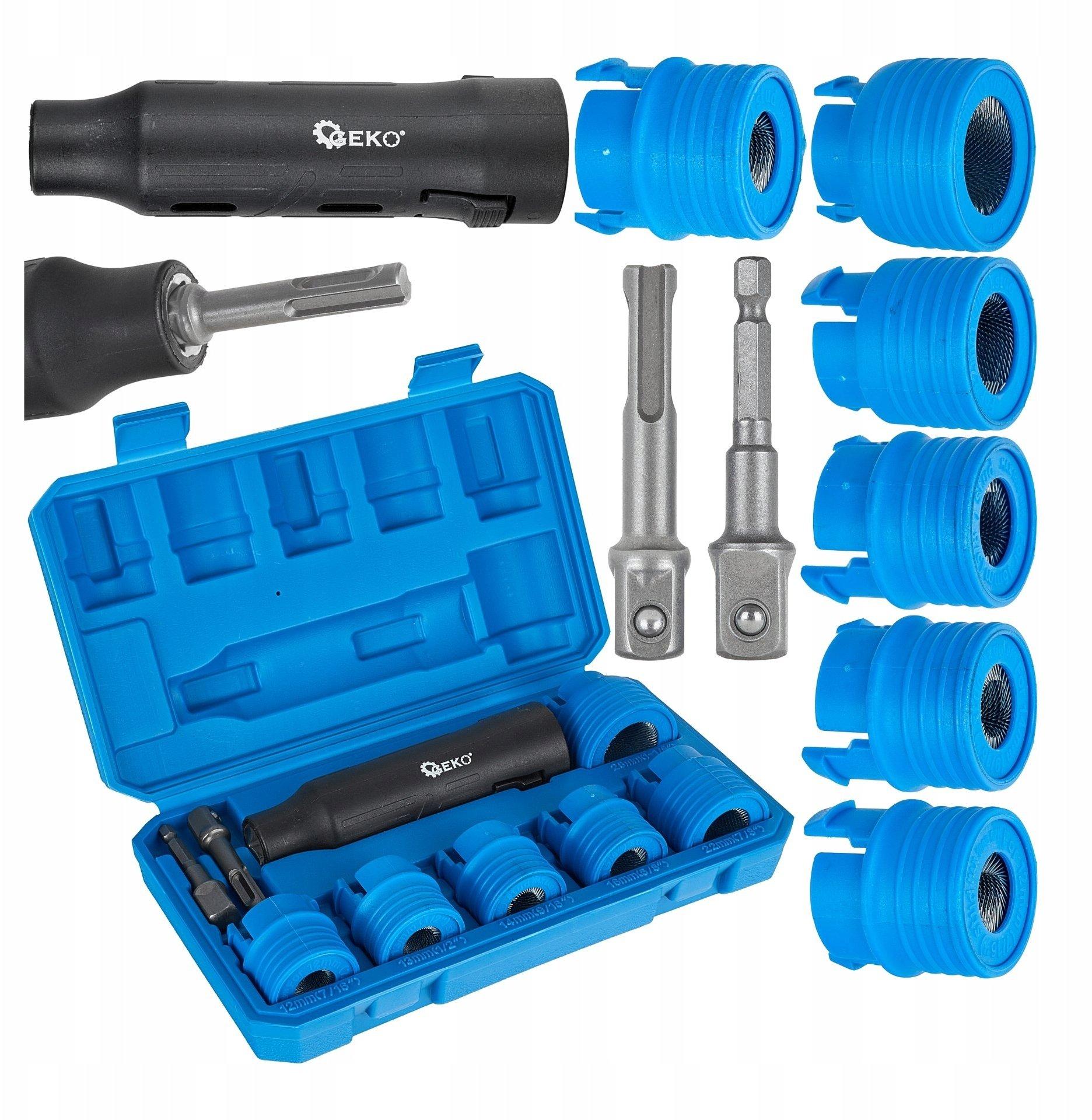 geko cleaning brush set 9 piece 12-28mm