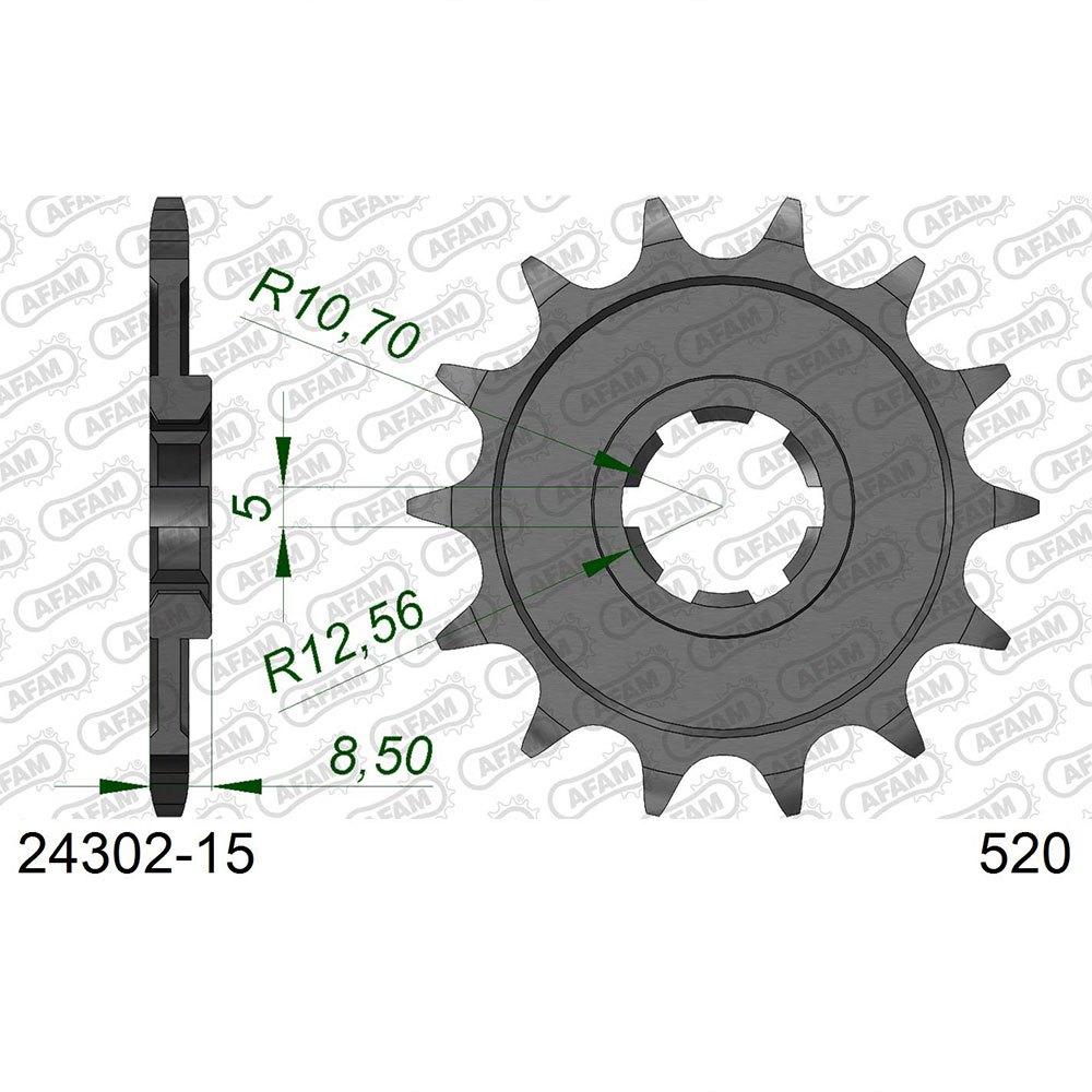 afam front sprocket 24302 15t
