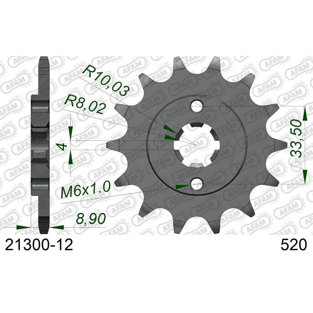 afam front sprocket 21300-12 12t