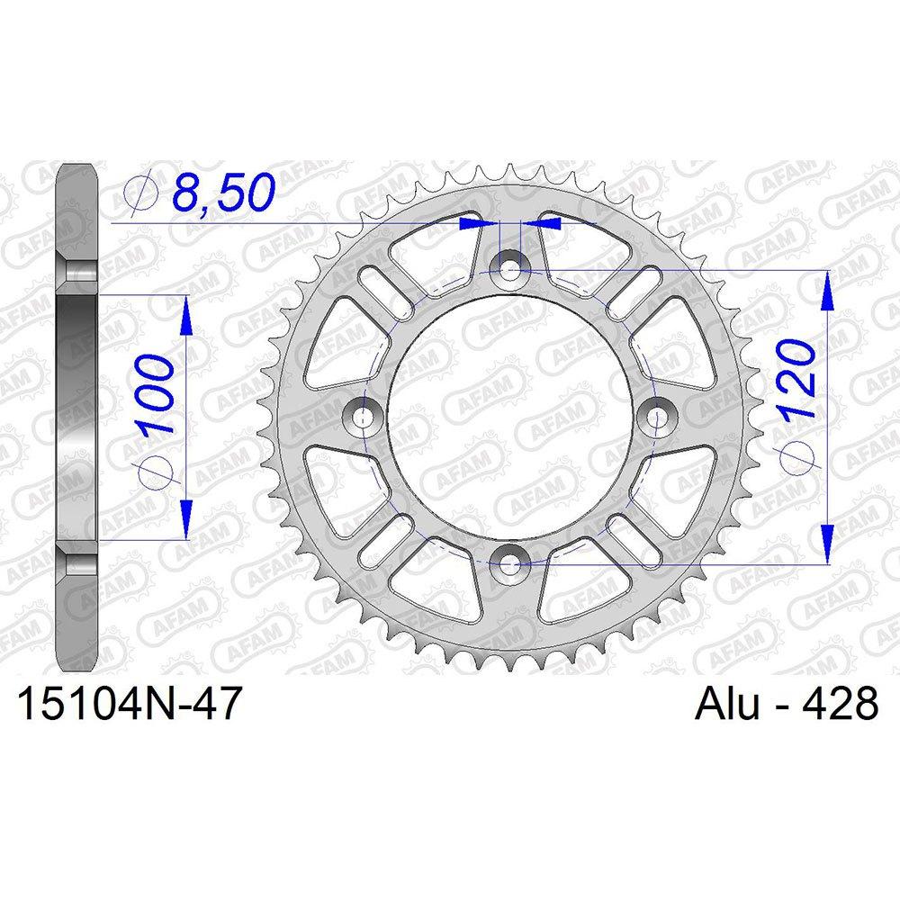 afam rear sprocket 15104n 50t
