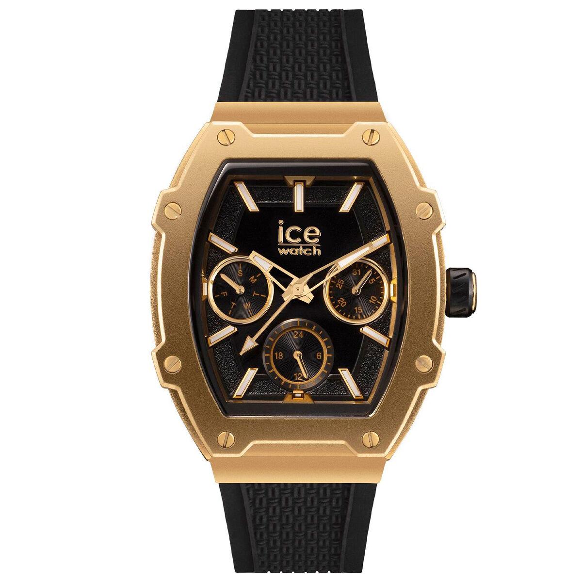ice-watch wristwatch boliday golden black 35mm