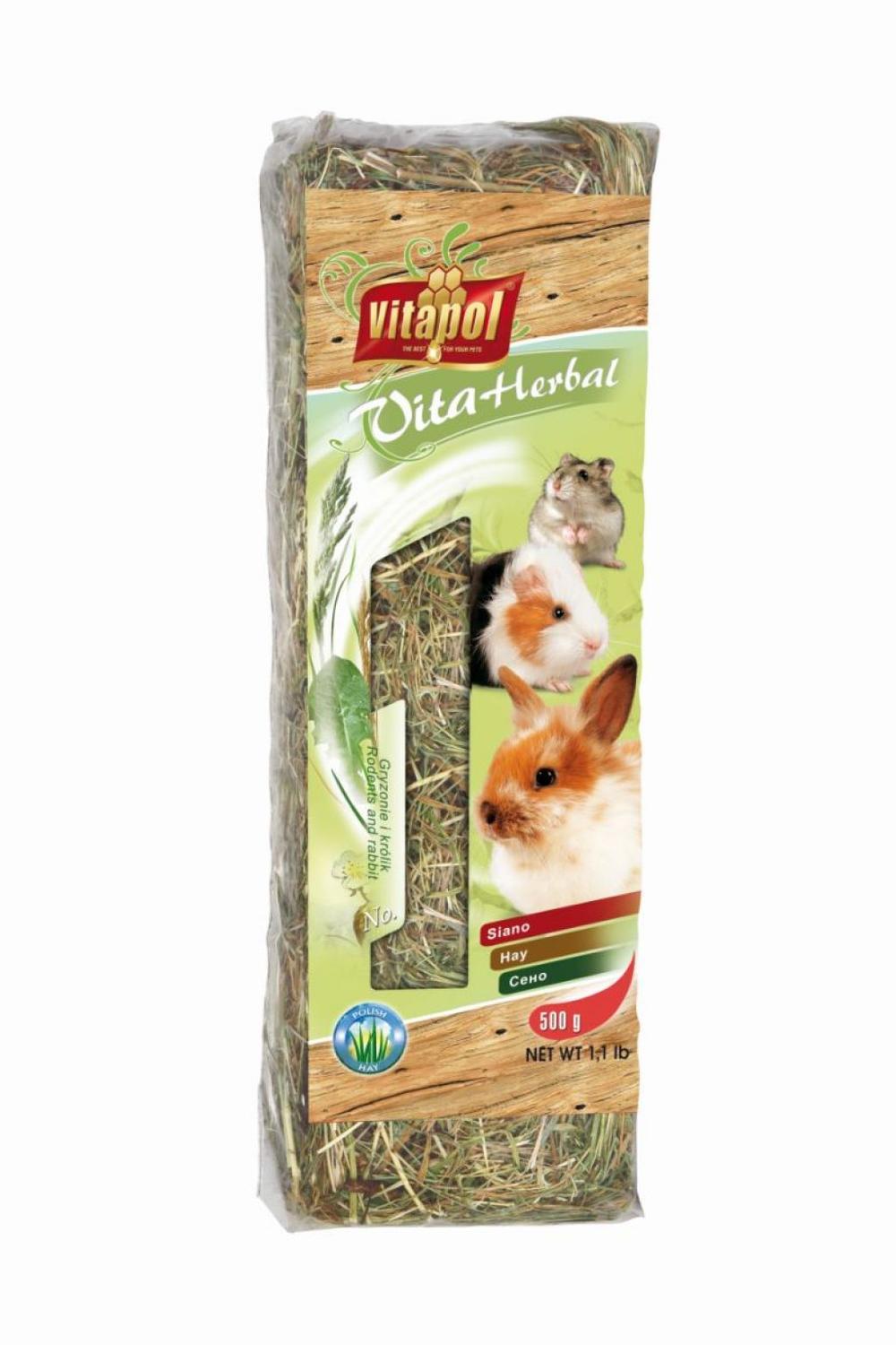 vitapol hay for rodents 500g