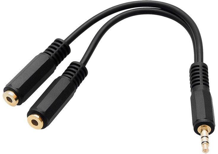 blow audio adapter 3.5mm m to 2x3.5mm f