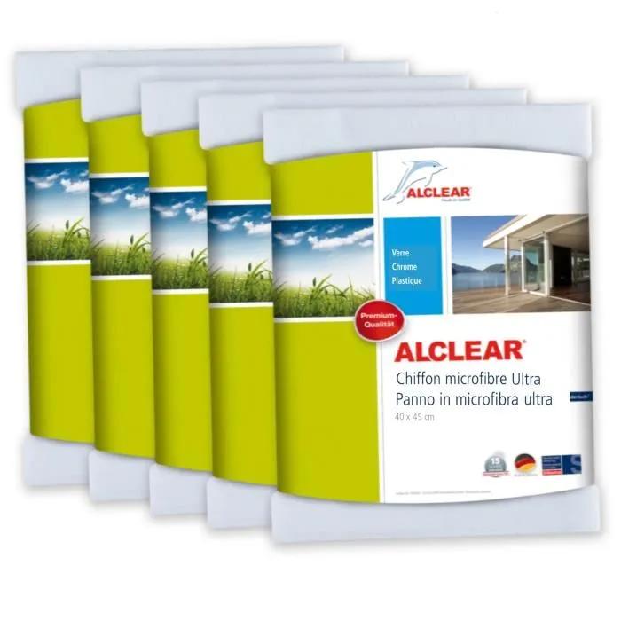alclear microfiber cloth set 5 pack 40x45 cm