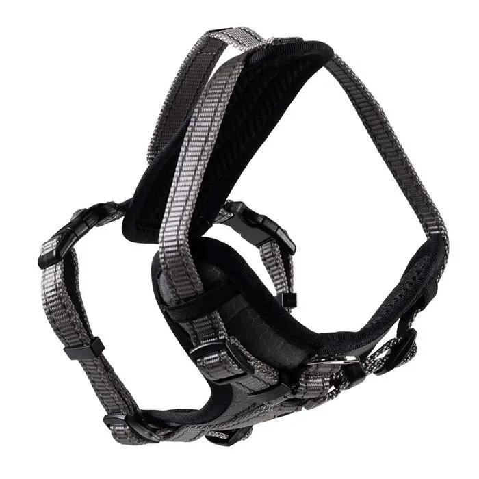 duvo+ dog harness y safety gray s