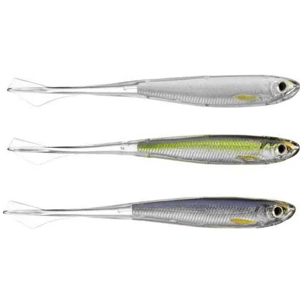 livetarget soft lure ghost tail minnow dropshot 130mm