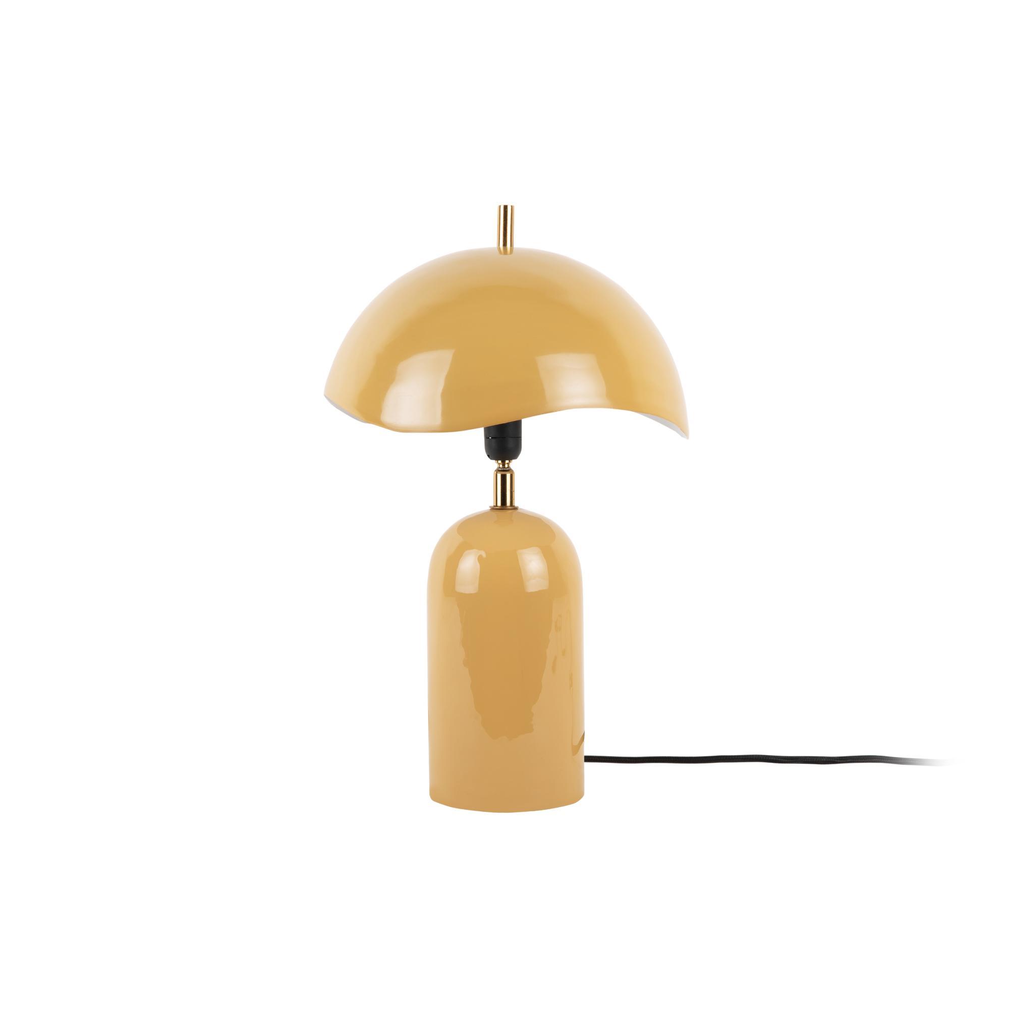 leitmotiv table lamp querido honey yellow 25cm