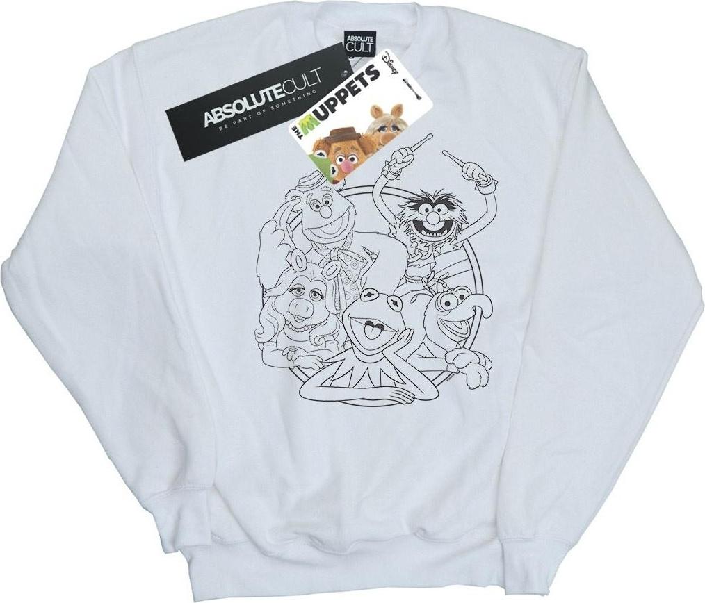 disney sweatshirt the muppets white xl