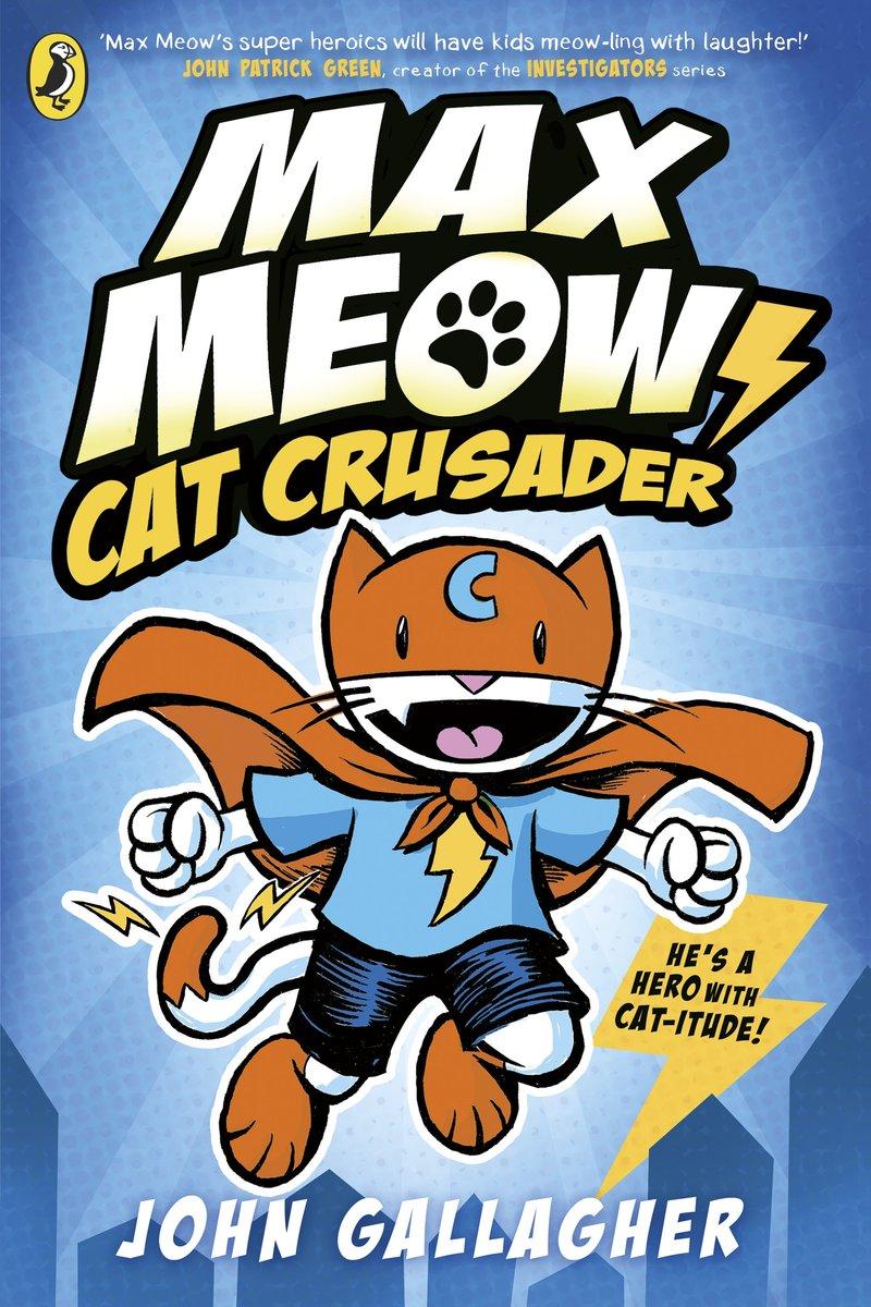 max meow graphic novel cat crusader