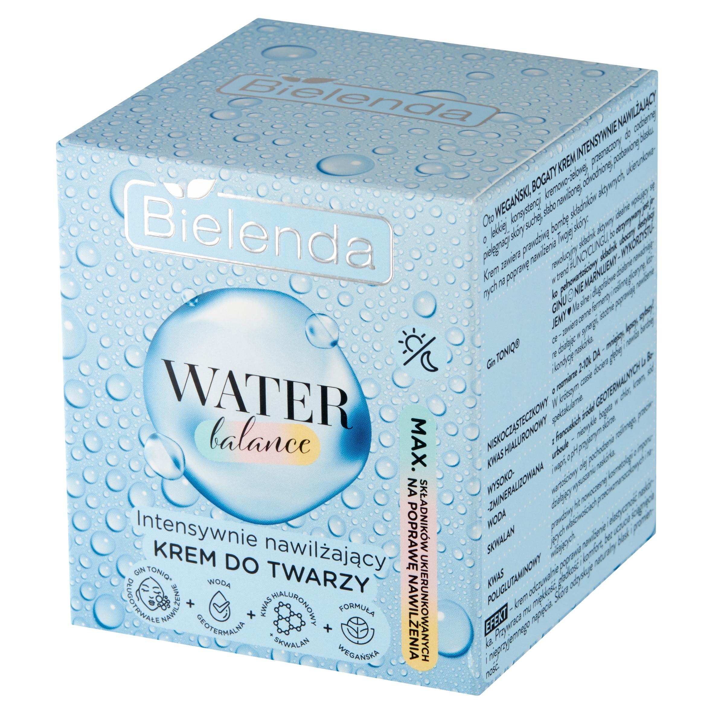 bielenda face cream water balance intensive hydrating 50ml