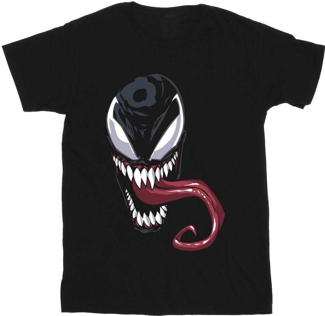 marvel t-shirt venom face black 4xl
