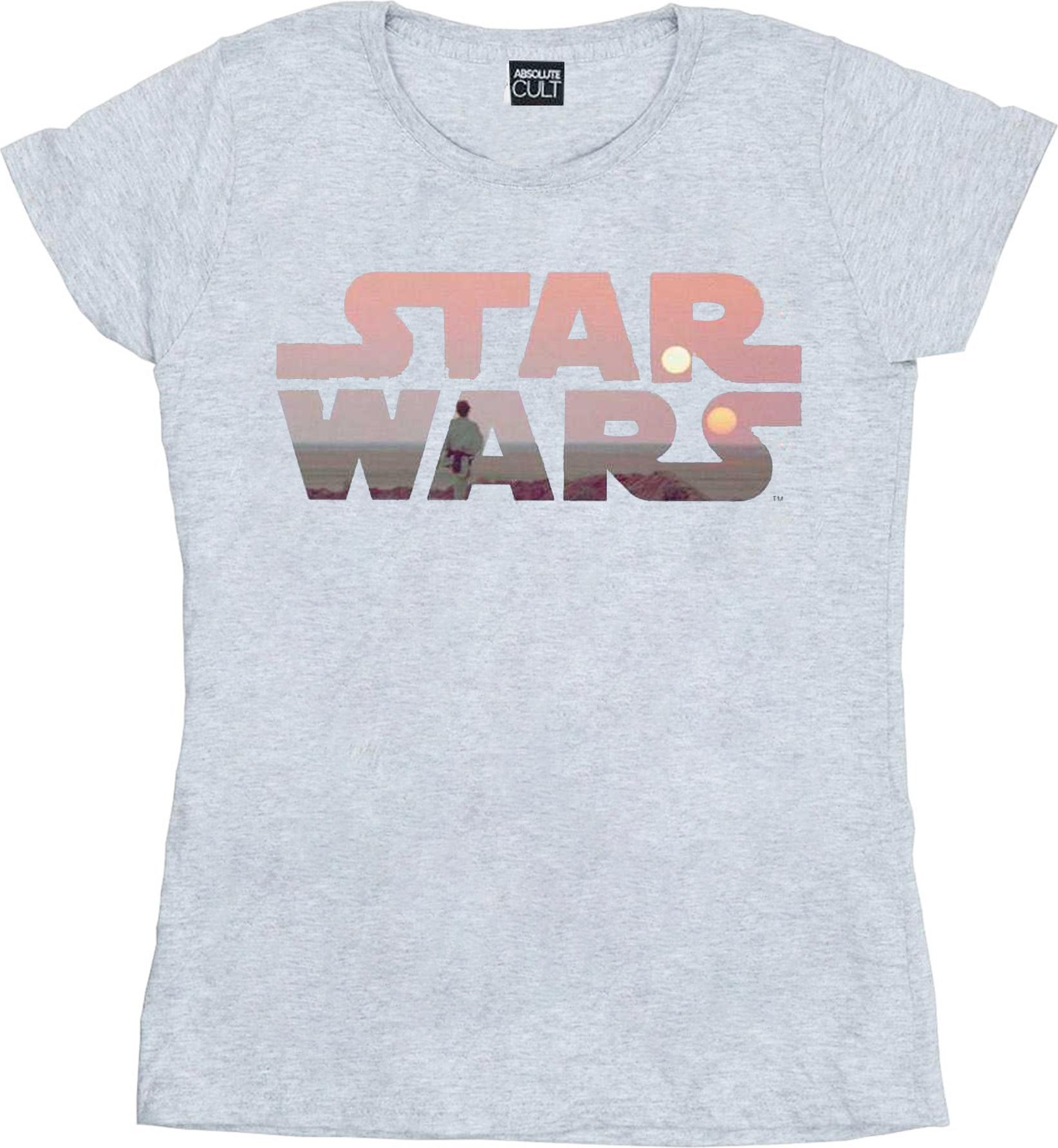 star wars t-shirt tatooine grey m