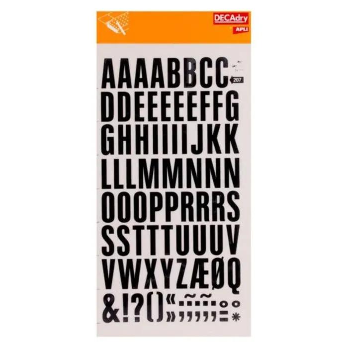 apli transfer letters 24mm black 1 pack