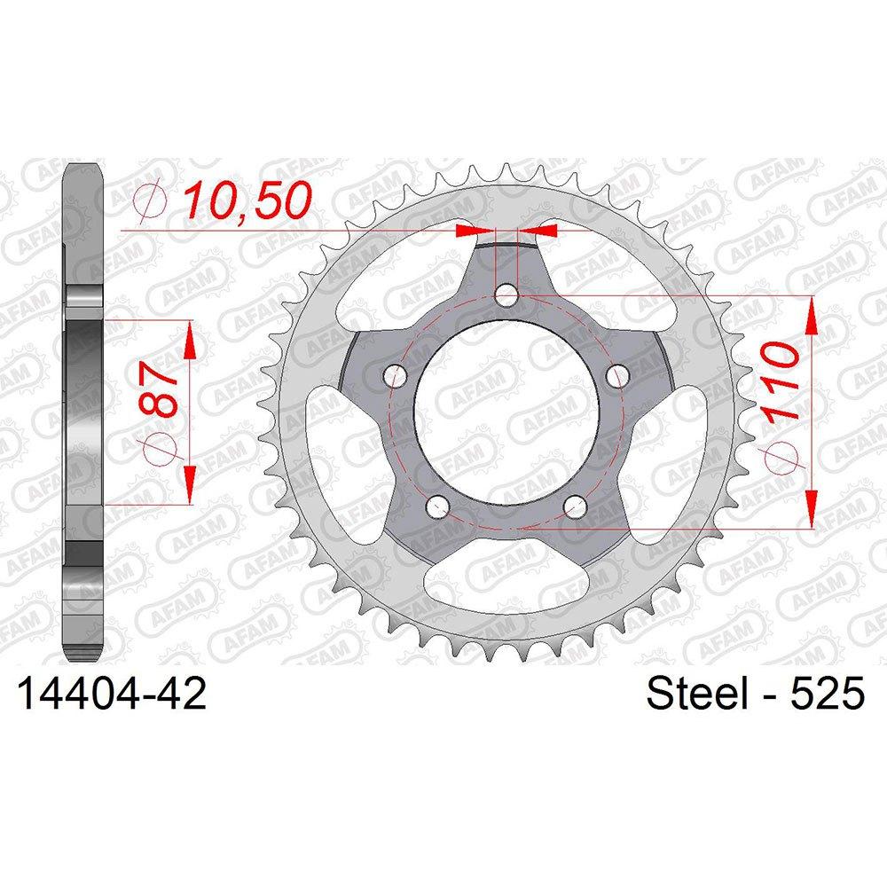 afam rear sprocket 14404 47t