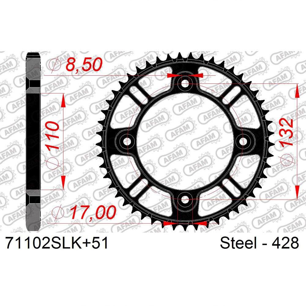 afam rear sprocket 71102slk 49t
