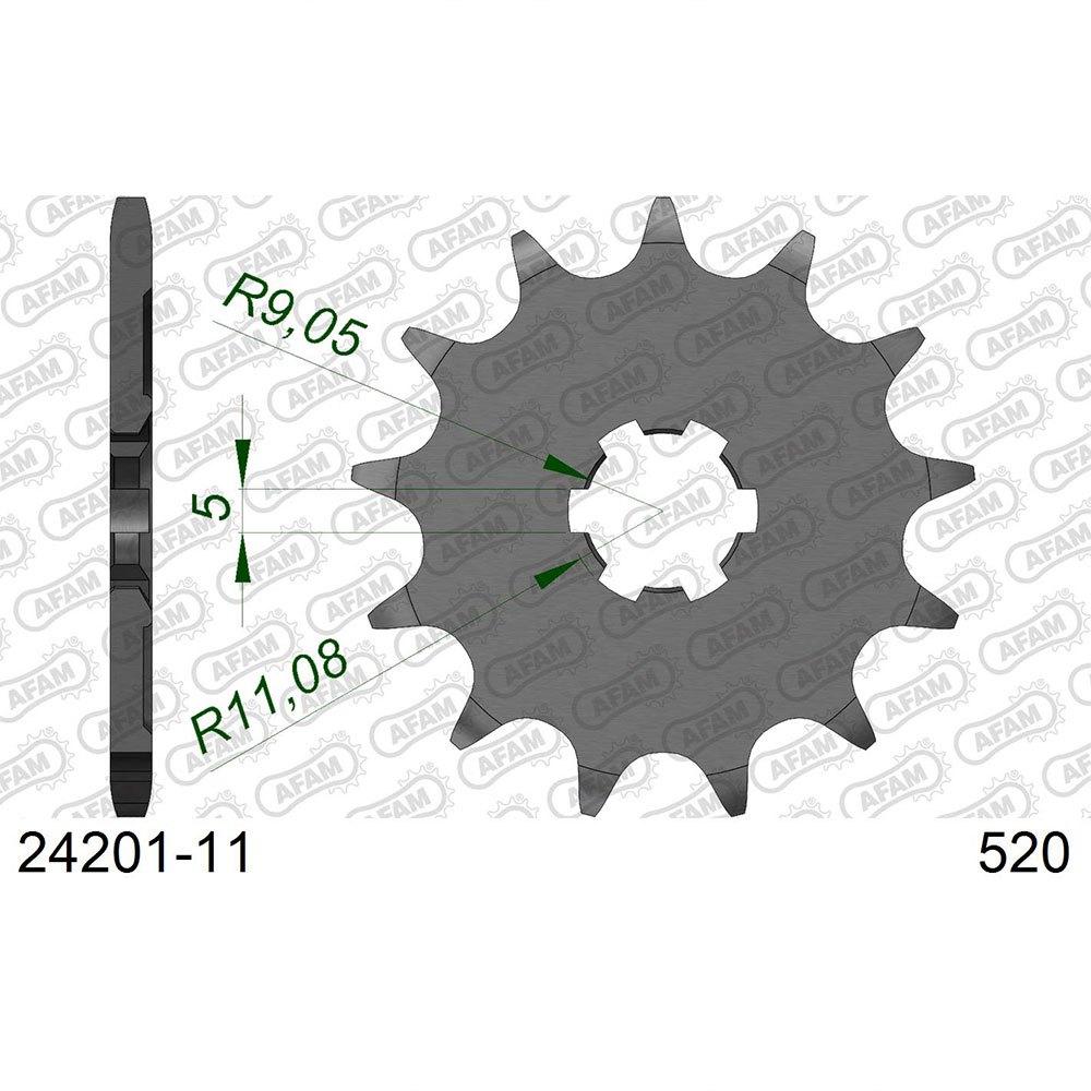 afam front sprocket 24201 13t