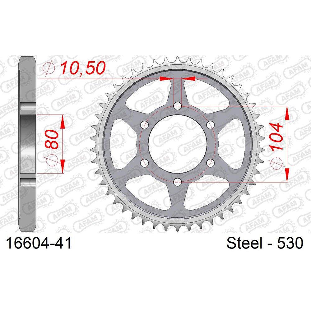 afam rear sprocket 16604 41t