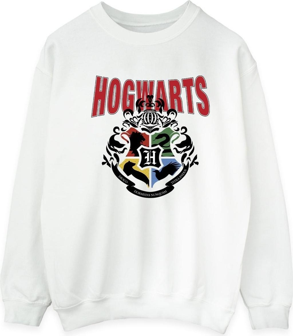 harry potter sweatshirt hogwarts white l