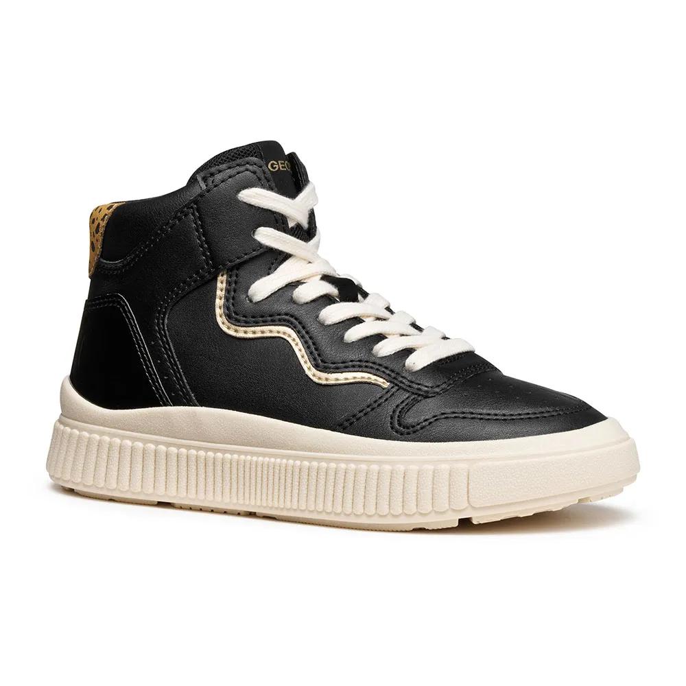 geox sneakers laquinny black/platinum eu 28