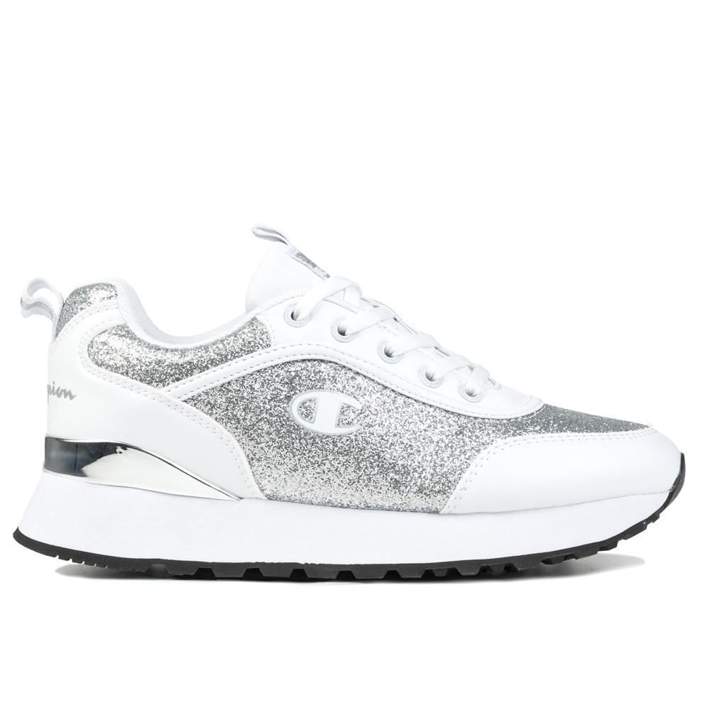 champion sneakers rr champ platform sparkle white