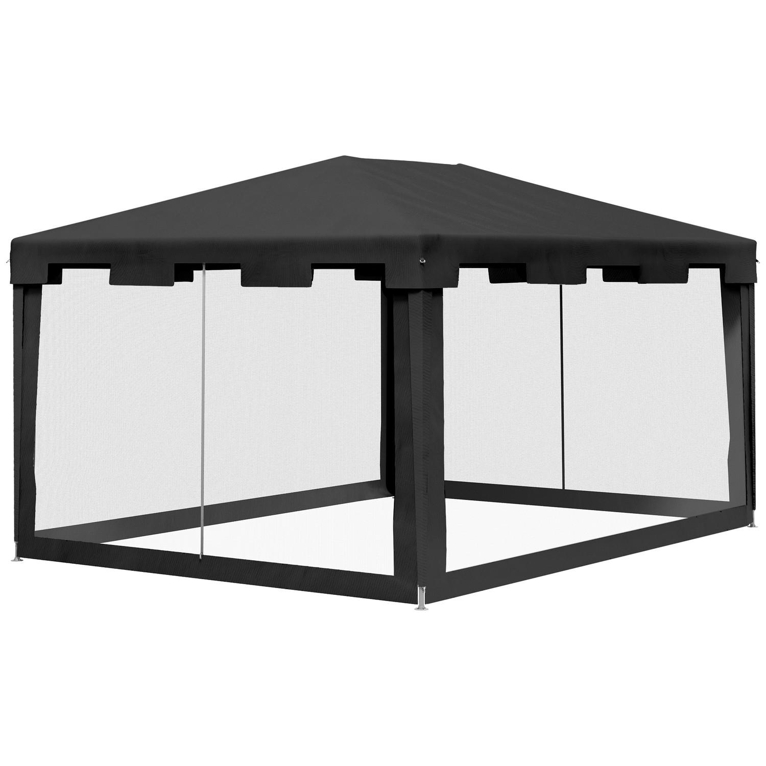 pavilion party tent 4x3m dark gray