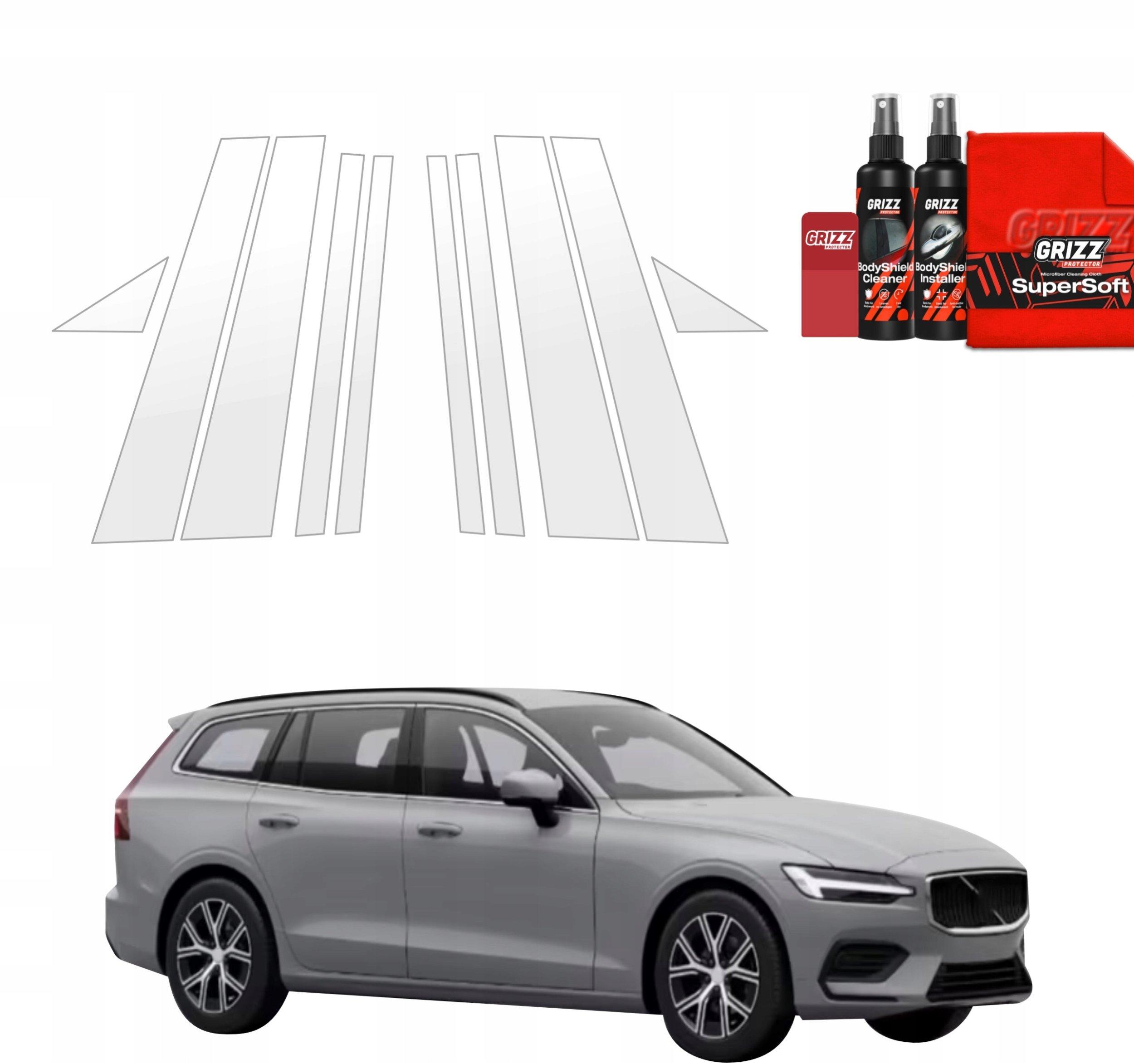 grizz protector protective film bodyshield volvo v60 2026
