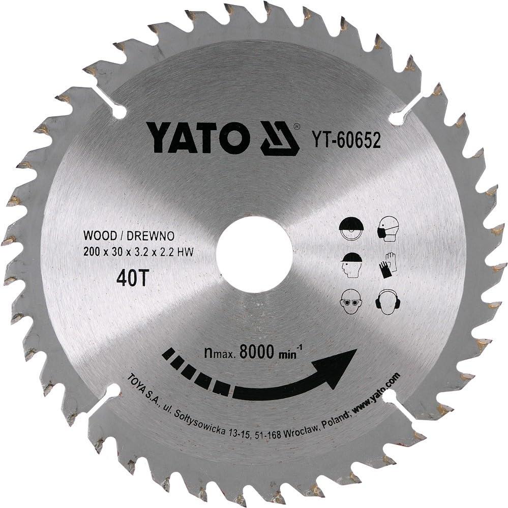 yato circular saw blade yt-60652 200mm 40t
