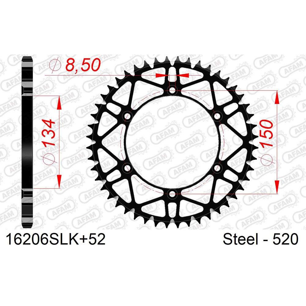 afam rear sprocket 16206slk 48t