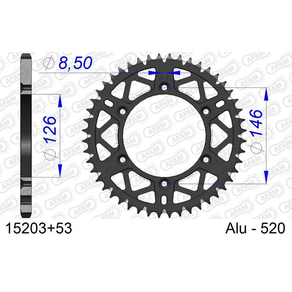 afam rear sprocket 15203 50t