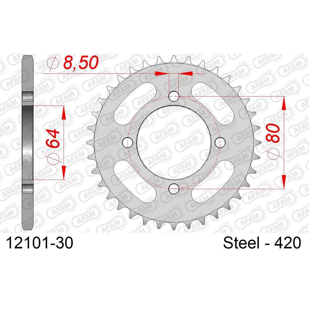 afam rear sprocket standard 12101 48t
