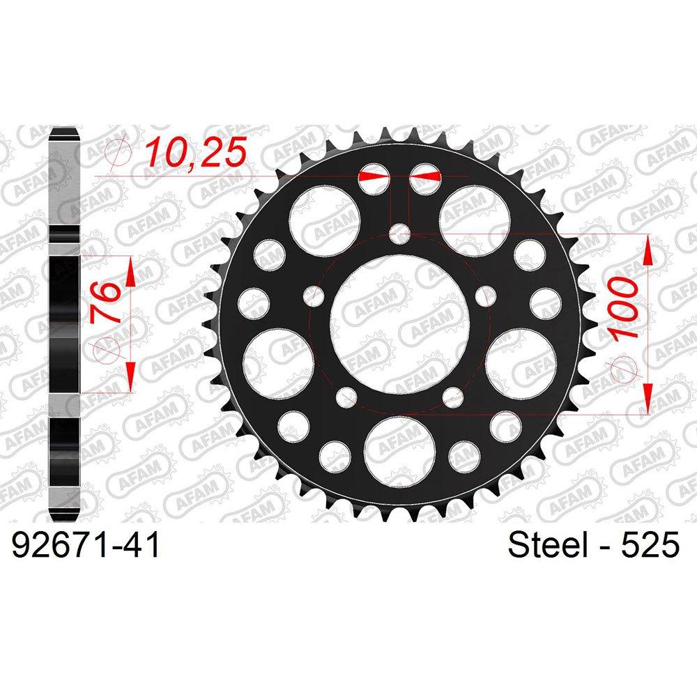 afam rear sprocket 92671 46t