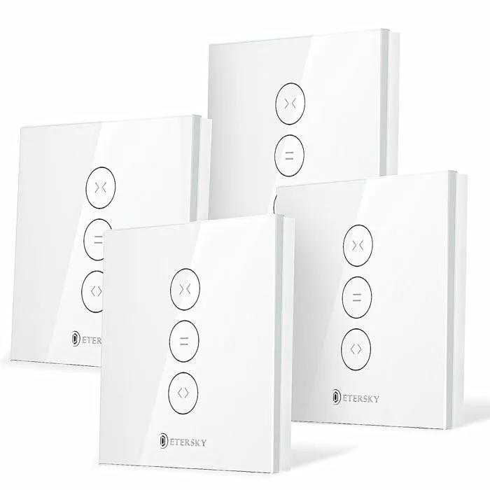 etersky smart roller shutter switch wf-cs01 compatible with alexa 4 pack