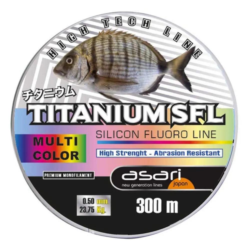 asari fishing line titanium sfl 300m fluorocarbon 0.450mm