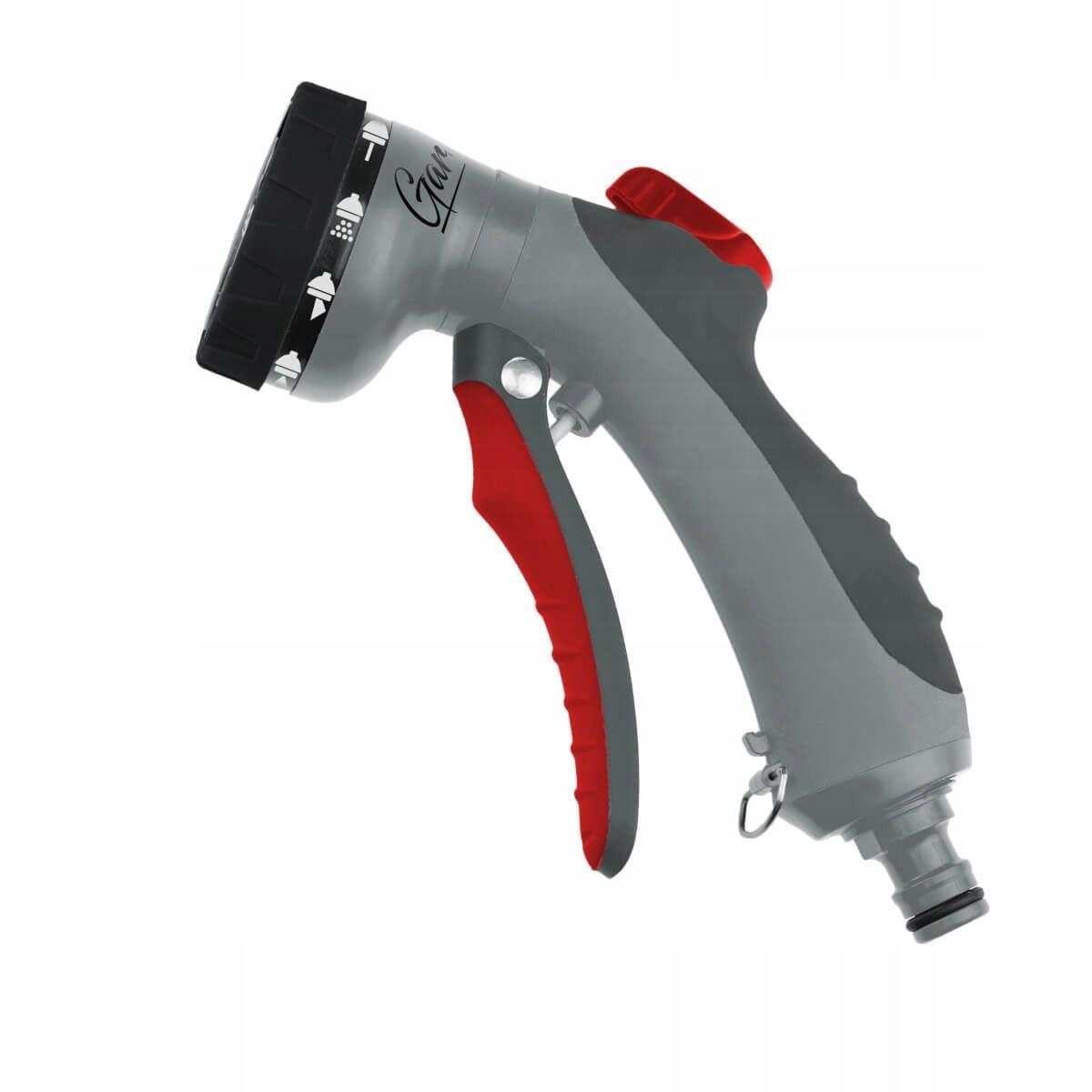 dedra watering accessories 8 function spray gun set 4 pcs